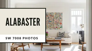 Sherwin-Williams Alabaster SW 7008 - Home Photos