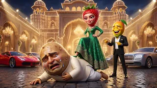 Daulat Ke Liye Budhe Aalu Ko Diya Dhokha 😱 Ameer Aam Se Rachai Shadi | Aalu Comedy Animation