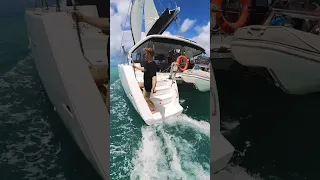 SAILING A CATAMARAN #shorts