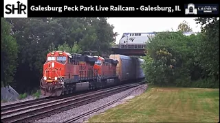 Galesburg Peck Park Live Railcam - Galesburg IL