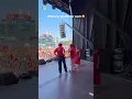 Lewis Hamilton s reaction when Charles Leclerc arrived late