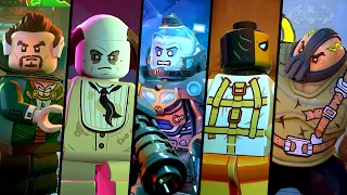 LEGO Batman: Legacy of the Dark Knight - All Boss Fights (No Damage) [Dark Knight Difficulty]