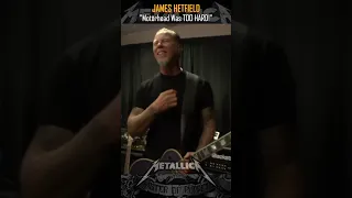 هيتفيلد  موترهيد كانت صعبة للغاية   جيمس هيتفيلد  ميتاليكا  موتورهيد  روك أند رول دندنها