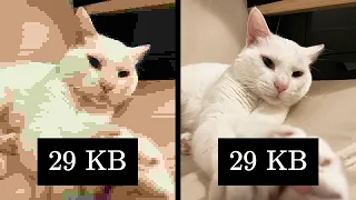 The Theoretical Limit of Image Compression