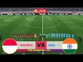 Download Lagu LIVE 🔴INDONESIA vs INDIA u23  International Friendly Match 2025 SIMULASI#part2