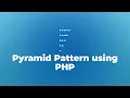 Pyramid Pattern using PHP 2