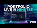 Create Your Own Portfolio Website in Just Minutes Deploy on Vercel