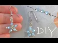 Flower Beaded Earrings Tutorial - Make Your Own Seed Bead Flower Earrings
