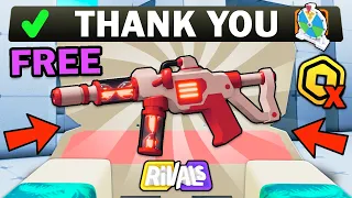 Thank You Rivals... (Roblox Rivals News) |🔥Free Skin