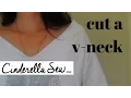 Cut a V-Neck in a Tshirt - How to make a vneck on a t-shirt
