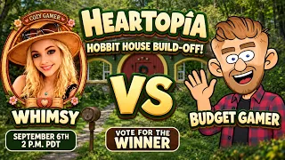 LIVE: We Built Secret Hobbit Houses in Heartopia—You Pick the Winner!