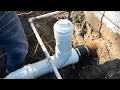 How to Add a 4 PVC Cleanout to a Cast Iron Sewer Line