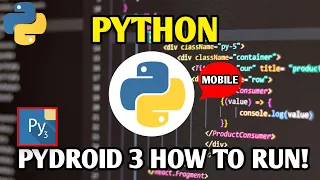 How to Run Python Code on Android Pydroid 3 Setup