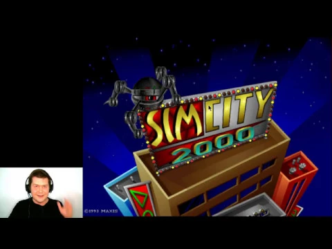 Let's Play SimCity 2000 (Part 2): Building a City | English Comprehensible Input for ESL Beginners