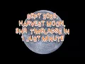 HARVEST MOON TIMELAPSE from Biddulph in Uk 🇬🇧 