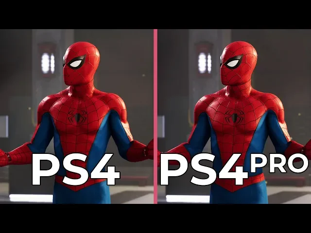 [4K] Marvel's Spider Man – PS4 vs. PS4 Pro Graphics Comparison &amp; PS4 Frame Rate Test