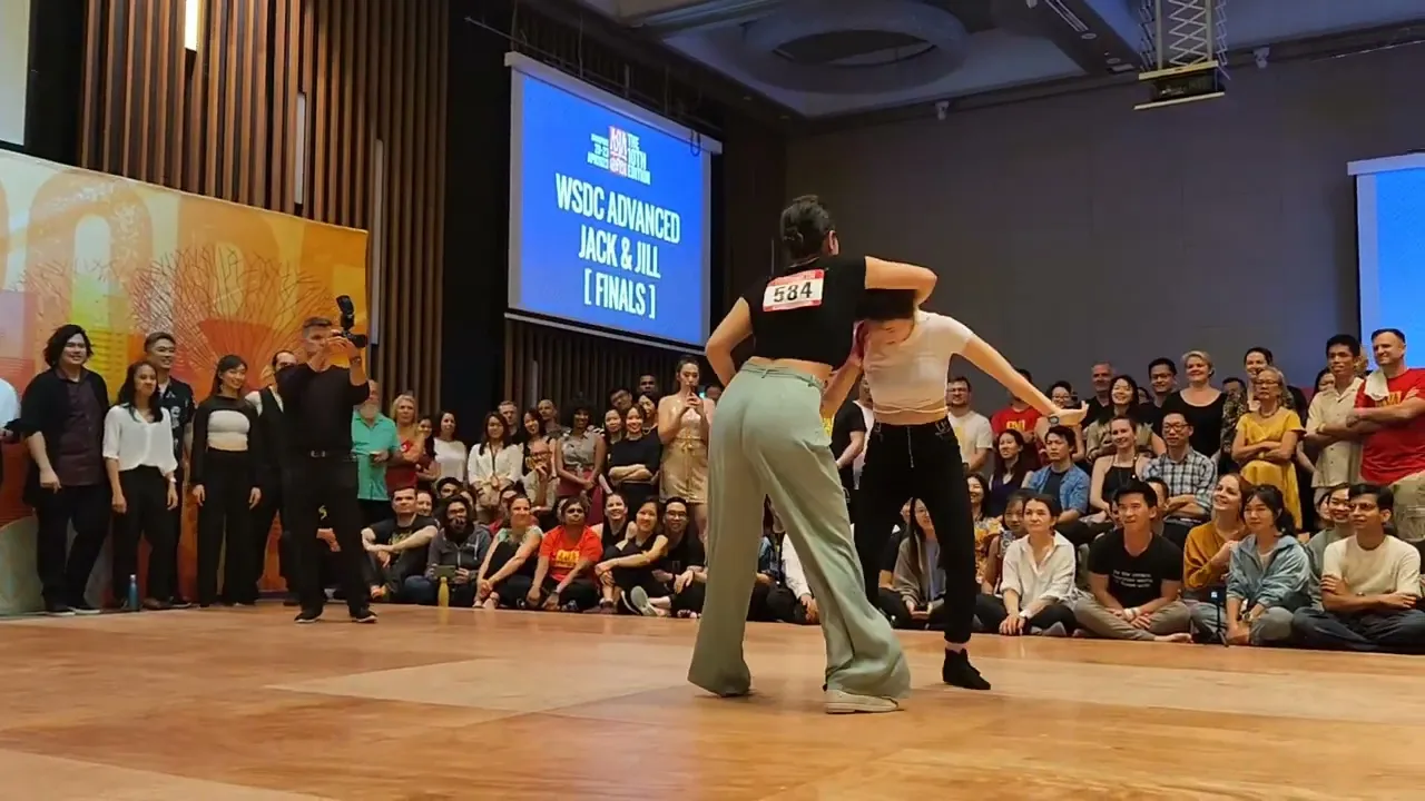 "Hands Up" Aranxa Lebon & Jung Kang - Advanced J&J 5th place Asia WCS Open 2023