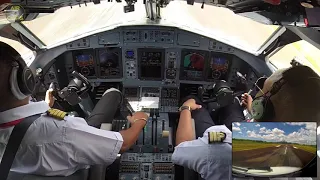 Not wasting any distance! Lovely ATR 72 landing on short and narrow Diego Runway! [AirClips]