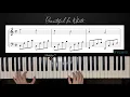 Download Lagu Beautiful In White || Piano Cover \u0026 Sheet