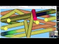 Bouncing animation in p5 js