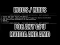 MODS MATS 100 WORKING TOOL WITH RTX30 RTX20 AMD RX RX Vega GPU