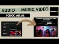 Download Lagu Turn Any Audio Into a Music Video in 1 Click