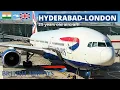 British Airways 25 years old aircraft Boeing 777-200 ER Hyderabad-London BA Economy Trip Report