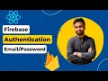Firebase authentication with react js Firebase Authentication