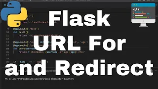 URL For And Redirect Functions in Flask - Character Counter Web App