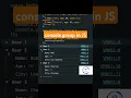Organize Your Console Logs with console group