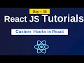 Custom hooks in react hooks in react js telugu react hooks React JS tutorials in telugu