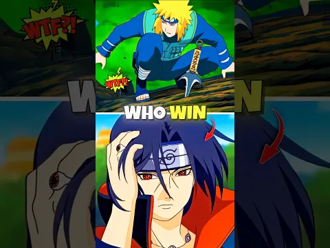 Itachi Vs Minato Who Will Win? #naruto #narutoshippuden #anime
