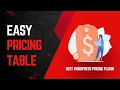 Easy Pricing Table Setup for WordPress Posts and Pages A Step-by-Step Guide