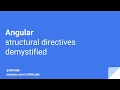 Angular structural directives demystified