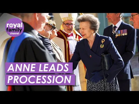 Download MP3 Princess Anne leads procession for D-Day anniversary