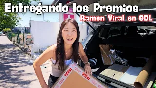 Entregando el Premio a la SuscriptoraㅣRamen Viral en Guadalajara
