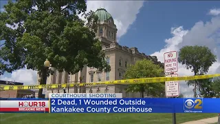 Police Investigate Shooting That Left Two Dead One Wounded Outside Kankakee County Courthouse