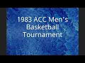 1983 ACC Men s Basketball Tournament