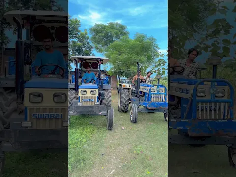 Swaraj 735 and Swaraj 744 FE tractor video amazing #swarajshop #automobile #vehicleengine