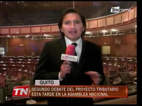 Segundo debate del proyecto tributario esta tarde en la asamblea nacional