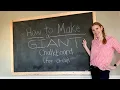 How to Make a Giant Chalkboard DIY