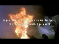 when there's no more room in hell, the dead will walk the earth (Official Lyric Video)