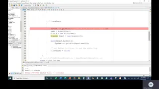 Java II Chapter 11 Class 2 Part 2 Input Validation with Exceptions