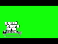 GTA San Andreas Loading Screen | Chroma Key