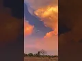 Stunning of Cloud as the Sun Goes Down and the Moonrise