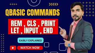 QBASIC QBASIC COMMANDS QBASIC STATEMENTS Easily Explained By Ravi Sir