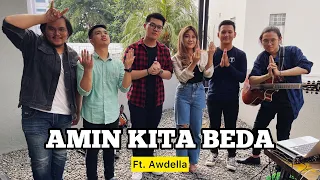 Download Amin Kita Beda (REGGAE) - Awdella ft. Fivein #LetsJamWithJames MP3