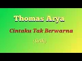 Thomas Arya - Cintaku Tak Berwarna (lirik video)