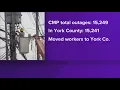 CMP reporting more than 15 000 total power outages Tuesday evening