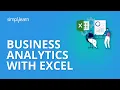 Business Analytics with Excel Data Science Tutorial Simplilearn